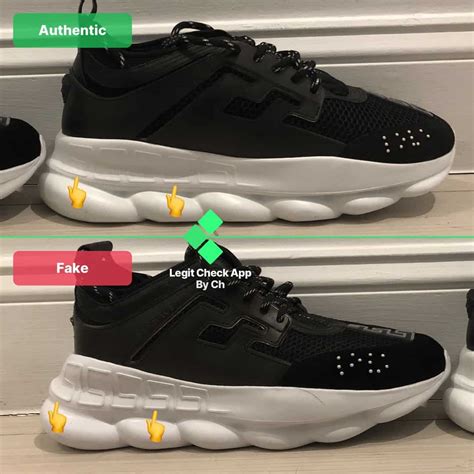 fake versace chain sneakers